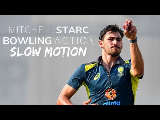 Mitchell Starc Bowling Action Slow-Motion