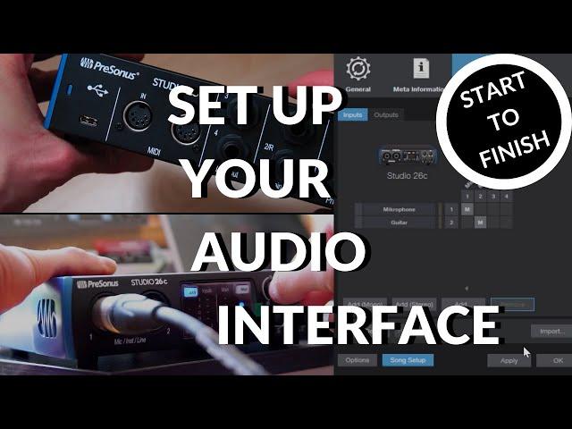 How to Set Up Your Audio Interface with Studio One | PreSonus