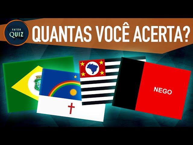 BANDEIRAS DOS ESTADOS BRASILEIROS (QUIZ) | A MAIORIA NÃO CONHECE TODAS!