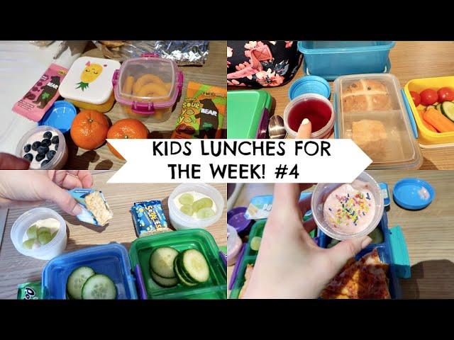 KIDS PACKED LUNCHES FOR THE WEEK #4 || EASY AND QUICK IDEAS!