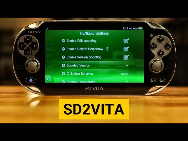 How to Easily Install SD2Vita - No PC Required