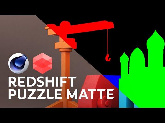 How to use Redshift Puzzle Mattes in Cinema 4D