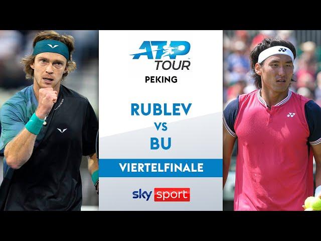 Andrey Rublev vs. Bu Yunchaokete - Viertelfinale | China Open Peking 2024 | Sky Sport Tennis