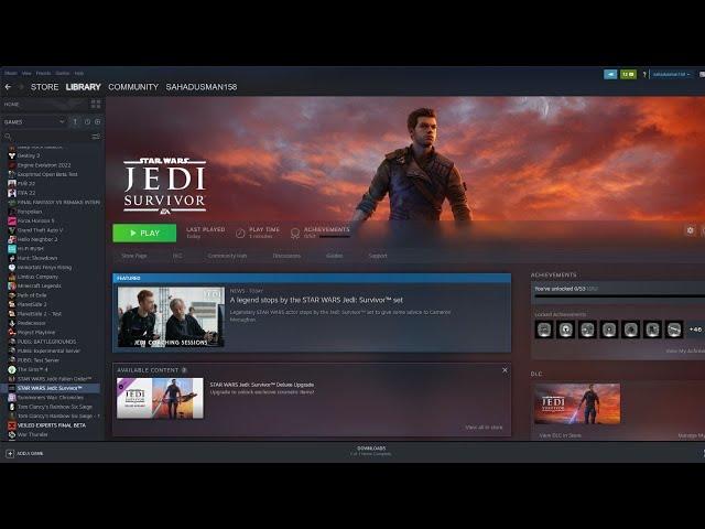 How to Fix STAR WARS Jedi Survivor Crashing,Won't launch,Freezing,Stuttering and Black Screen