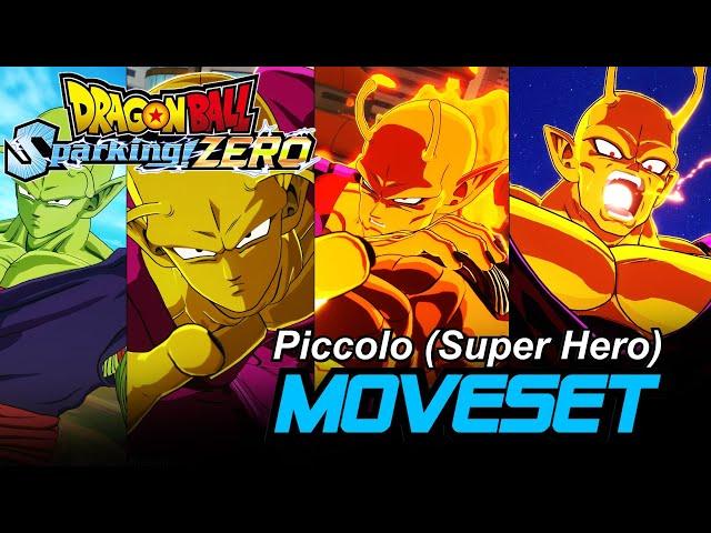 Piccolo (Super Hero) Moveset - DRAGON BALL: Sparking! ZERO | Japanese - 4K 60FPS