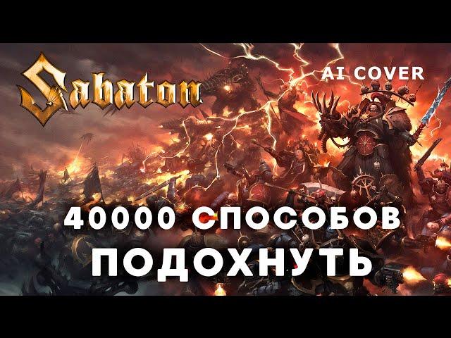 SABATON - 40000 Способов FULL версия ПЕРВАЯ \ AI Cover