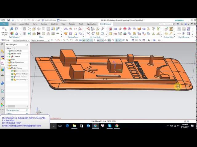 Thiết kế khuôn nâng cao trên NX | NX Mould Design | Học NX Mold