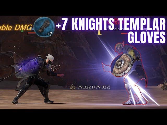 +7 Knights Templar Gloves Short Ritual