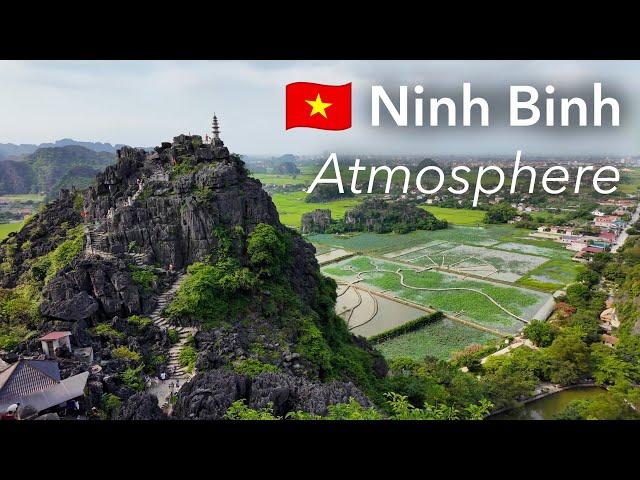  Ninh Binh Atmosphere in 4K: Green Hills And Boat Rides | Vietnam