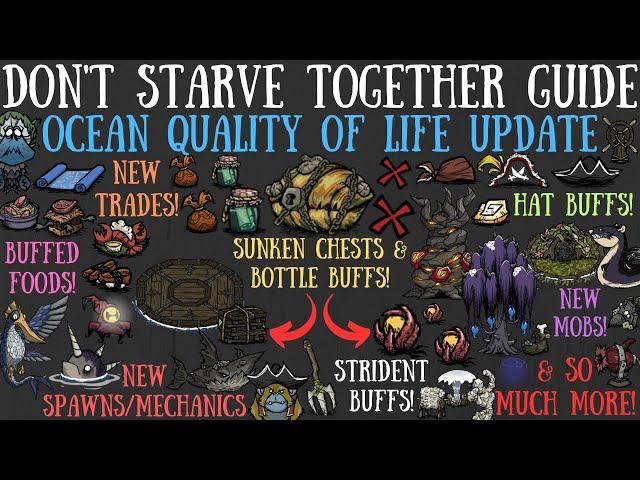 NEW HUGE "Staying Afloat" Ocean Overhaul Update - Don't Starve Together Guide