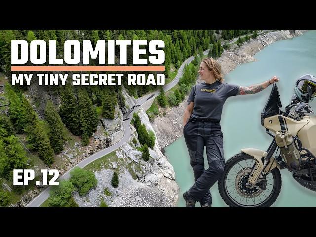 Lesser known but BEAUTIFUL twisty roads - DOLOMITES Italy motorcycle solo trip - EP.12