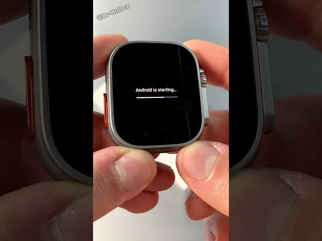 HK Ultra One 4G Android SmartWatch with Sim Card InsertTurning On & Review All Menu Styles #shorts