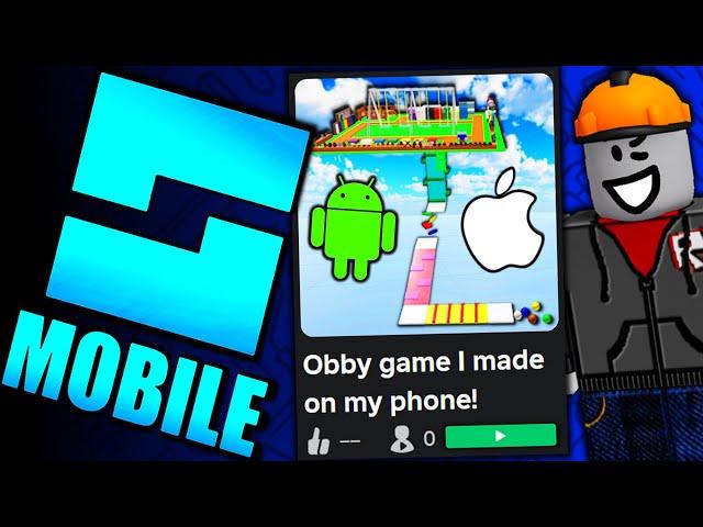 You Can Now BUILD & PUBLISH Games ON MOBILE! (ROBLOX Studio Lite UPDATE)