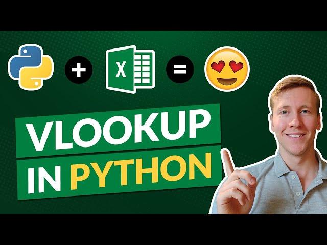 Replace Excel Vlookup in Python Using Pandas (fast & easy) | Pandas Merge Tutorial