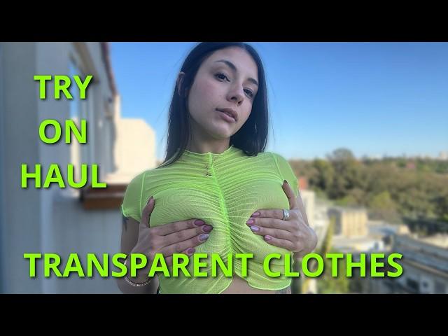 Yellow Transparent Top Try-On Haul: Fashion You’ll Love!