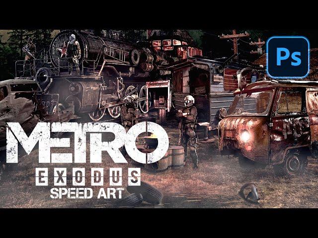 METRO EXODUS | Speed Art (Photoshop)