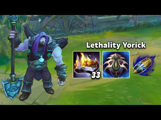 FIRST STRIKE LETHALITY YORICK IS A MENACE IN TOP LANE