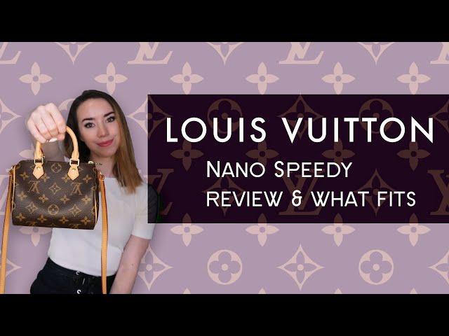 Will Your Phone Fit?! Louis Vuitton Nano Speedy Review & What Fits Inside