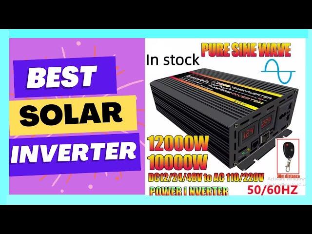 8000/10000W LCD Display Solar Power Inverter 12V 24V 48V