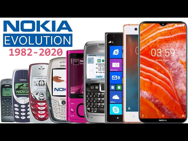 All Nokia Mobiles Evolution From First to Last 1982 - 2020