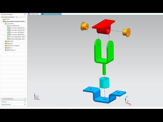 Siemens NX Basic Assemblies Tutorial