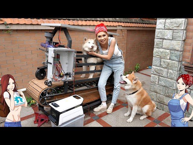 Off-Grid With Dog Power and the Emoose Battery!