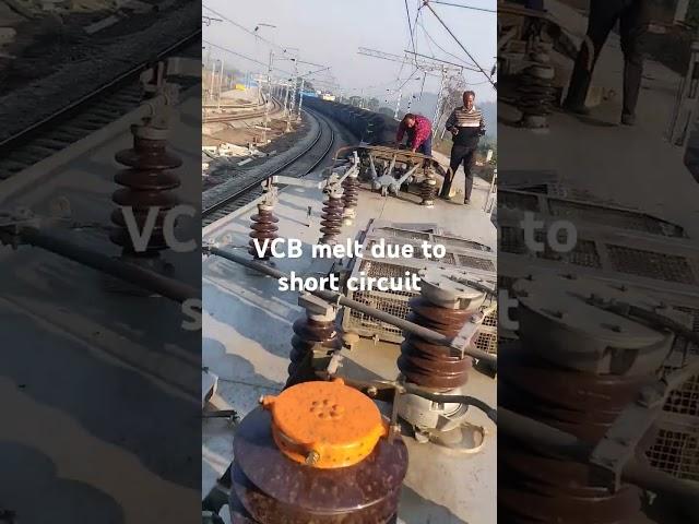 VCB Melt due to short circuit by OHE