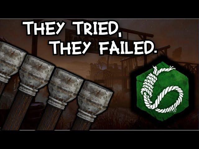 THEY TRIED, THEY FAILED! Flashlight Squad Dead At 5 Gens - Dead By Daylight