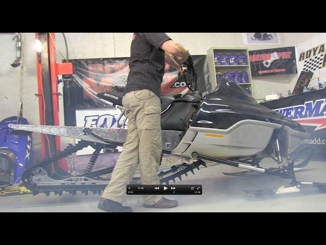 700 Ski Doo mod sled Ep #37 Before and after weight, see the sled run! PowerModz!