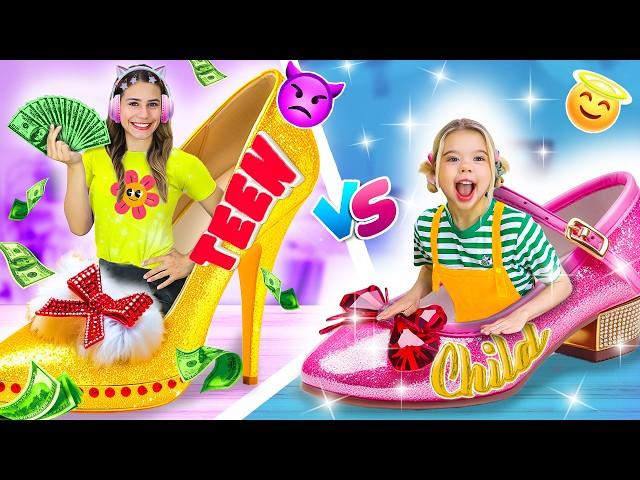 Older vs Younger Sister! Child vs High Schooler – Sibling War by Crafty Hype Plus
