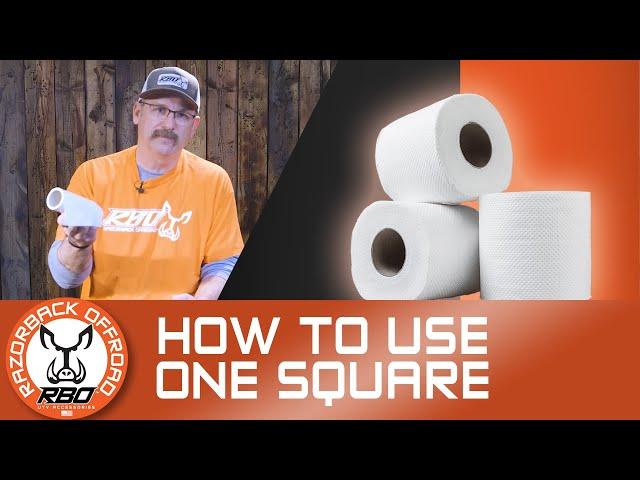 How to Use Just One Square of Toilet Paper - Razorback Offroad™