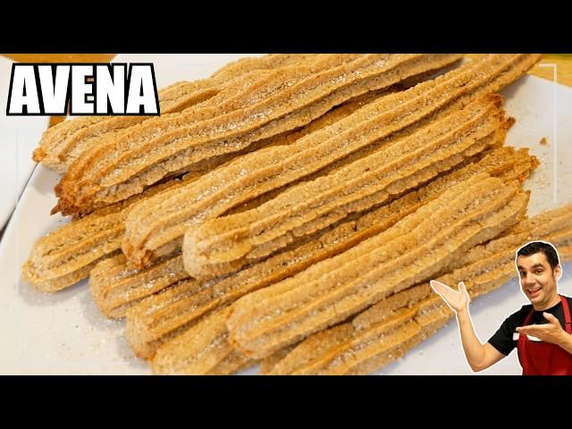 Los CHURROS más FÁCILES y RICOS Sin Freír, sin Azúcar, Fáciles y Deliciosos