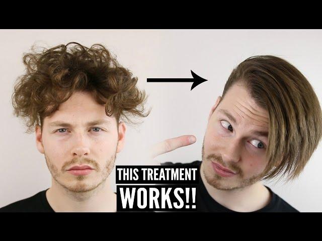 Keratin Hair Treatment - Mens Curly Hair Transformation + How To Style 2025