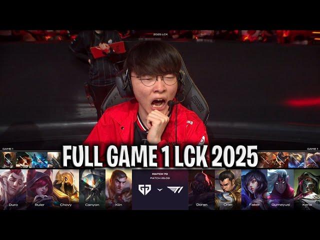 GEN vs T1 GAME 1 LCK SPRING 2025 W7D5 | GENG ESPORTS vs T1 G1 LCK 2025