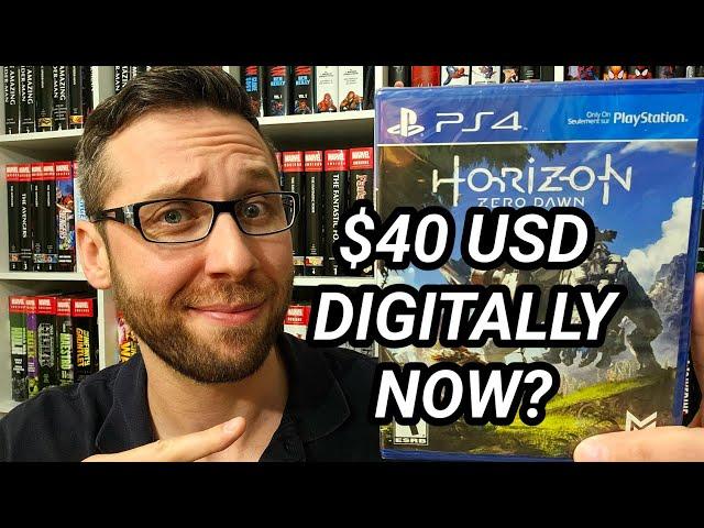 Digital vs. Physical Video Games - Horizon Zero Dawn Remaster