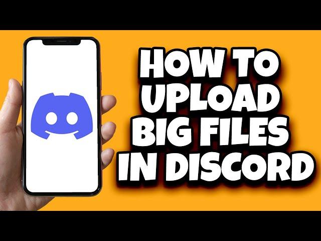 How To Send Big Files In Discord Without Nitro (2024)