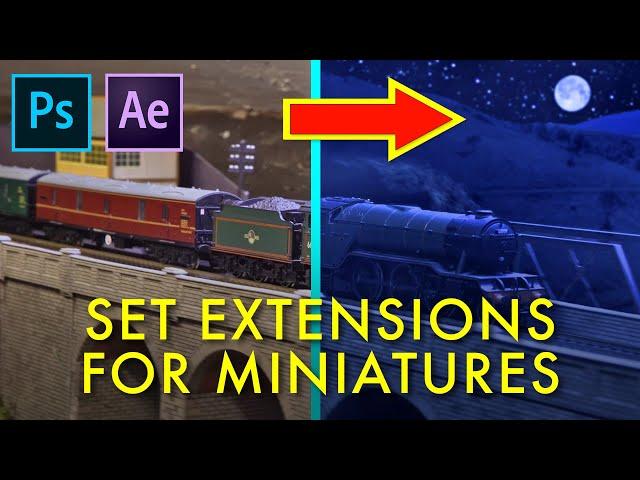 How to add digital SET EXTENSIONS to miniatures | After Effects & Photoshop Tutorial