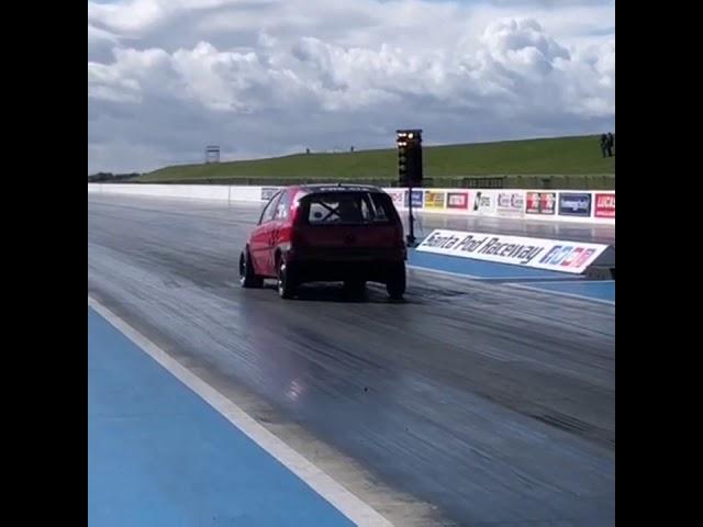 Vauxhall Corsa C V6 Santa Pod 28/09/19 12.32 @112mph Yam Yam Racing