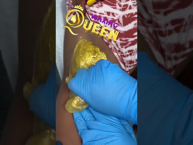 Underarm Waxing with Golden Allure Hard Wax | Waxing Queen Adventures