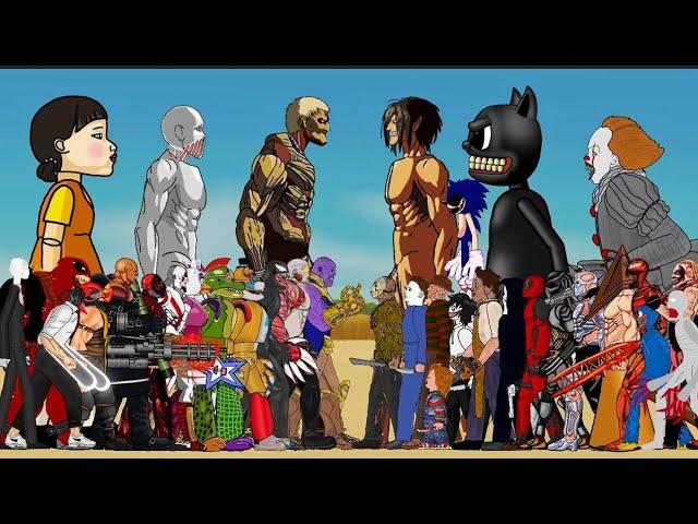 Compilation Of The Best Animated Videos - Cartoon Cat, Squid Game, Attack On Titan + More [Dc2]