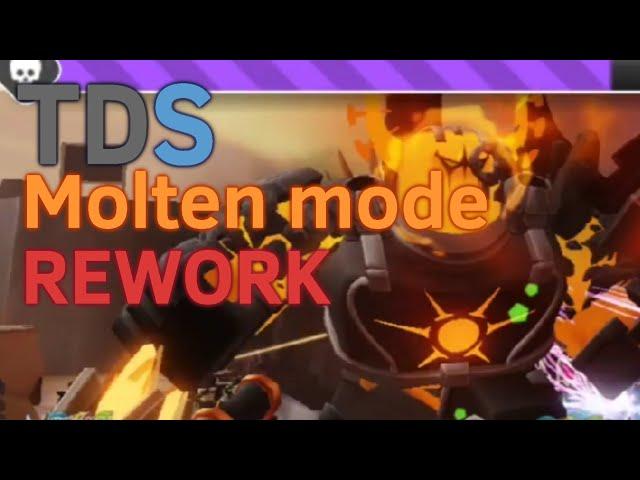 TDS UPDATE Molten mode has rework | Tower defense simulator