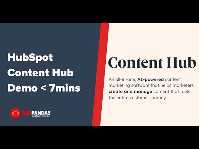 HubSpot Content Hub Overview in Under 7 Minutes