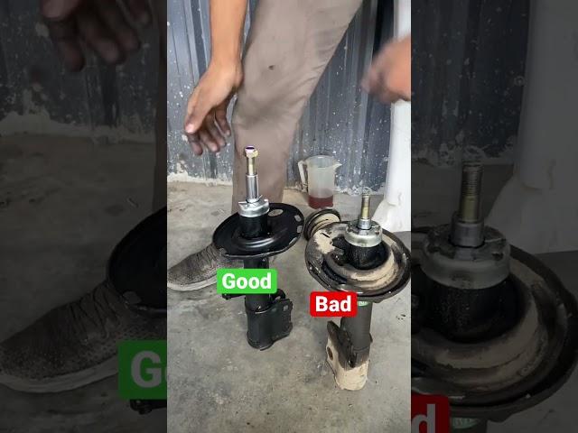 Shockabsorbers Testing | Good Vs Bad Shockabsorbers #shockabsorber #car #mechanic #shorts