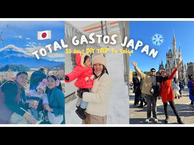 Total gastos ng aming DIY - Japan  Trip for 15 days