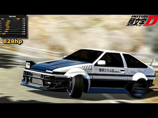 Drift Settings and Tune for Toyota AE86 in Car Parking Multiplayer