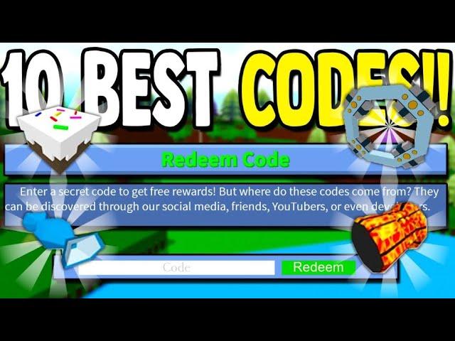 10 BEST CODES!! (2024) | Roblox Build a Boat for Treasure