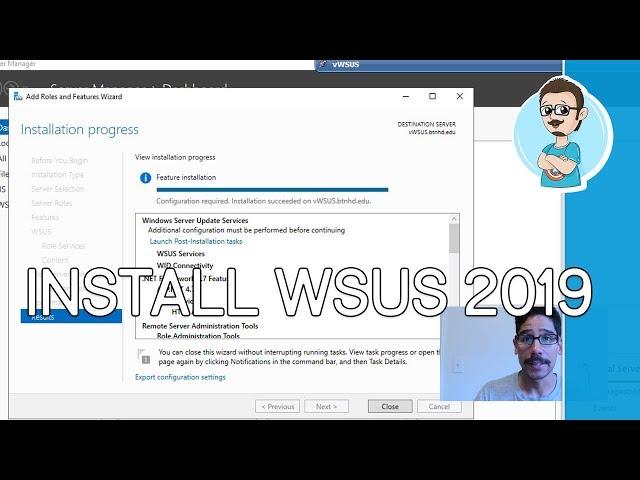 Install WSUS on Windows Server 2019!