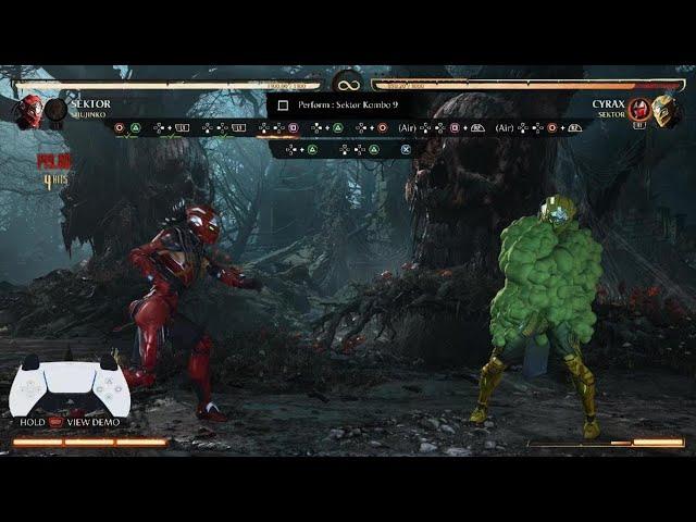 Mortal Kombat 1 KR Sektor Kombo Trial 9