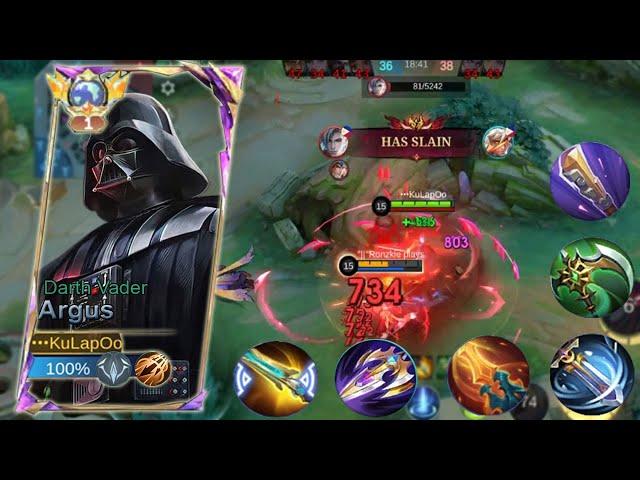 Close fight Epic Comeback Argus "Gameplay" | Mobile Legends