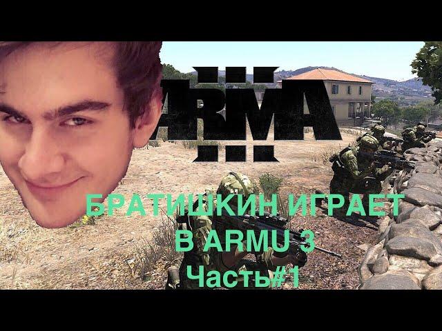 БРАТИШКИН ИГРАЕТ В АРМУ 3 ЧАСТЬ#1